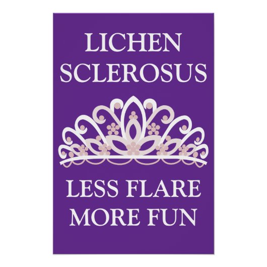 リケン・スクレロースス啓発 "Less Flare More Fun" ポスター (正面)