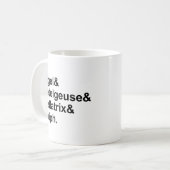 リゲルベテルゲウスベラトリックスサイフ | Stars of Orion コーヒーマグカップ (正面左)