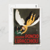 リコラポンシオルパキオリヴィンテージドリンクアドアート ポストカード (正面/裏面)