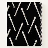 リコーダー音楽教師 ノートブック (裏面)