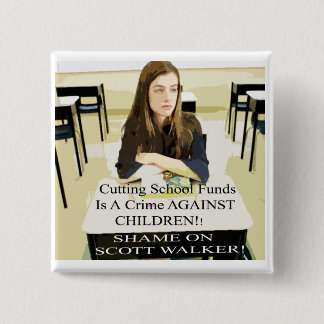 リコールのお茶会の知事 缶バッジ