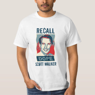 リコールのスコットの歩行者のTシャツ Tシャツ
