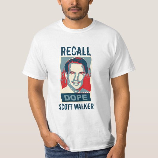 リコールのスコットの歩行者のTシャツ Tシャツ (正面)