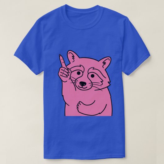 リコ・アライグマ Tシャツ (デザイン正面)