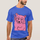 リコ・アライグマ Tシャツ (正面)
