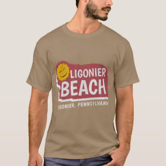 リゴニアビーチ - ペンシルベニア州リゴニア Tシャツ