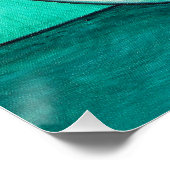 リサかわいらし・ロレンツによるピンク・コスモスプリント ポスター (コーナー)