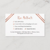 リサの刺繍 名刺 (裏面)