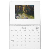 リサの羽の膝による絵画 カレンダー (3月 2027)
