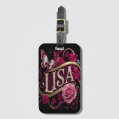 リサの花 ラゲッジタグ (正面縦)