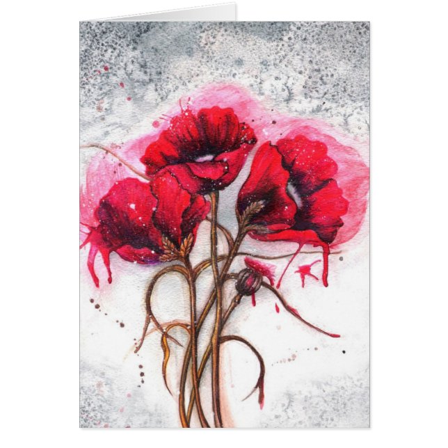 リサの赤いケシ (正面)