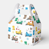 リサイカラフルクリングごみトラック&ビン誕生日 フェイバーボックス (裏面サイド)