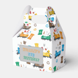 リサイカラフルクリングごみトラック&ビン誕生日 フェイバーボックス