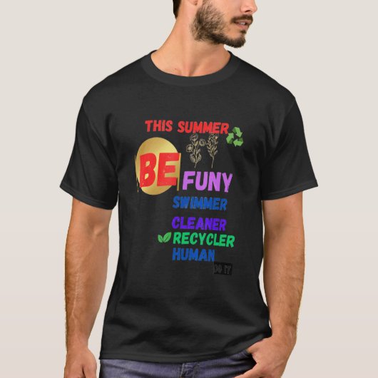 リサイクラーであれ Tシャツ (正面)