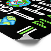 リサイクルこの子気に惑星ワールドアワーアート ポスター (角)