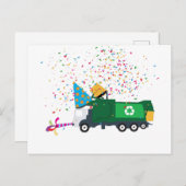 リサイクルごみトラックパーティー シーズンポストカード (正面/裏面)