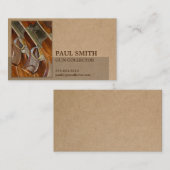 リサイクルされた紙一見の幾何学的な男らしいの写真 名刺 (正面/裏面)