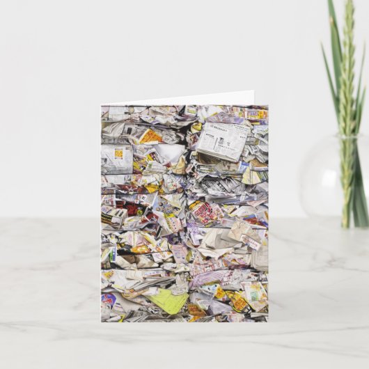 リサイクルされた紙-佐世保-挨拶状 カード (正面)