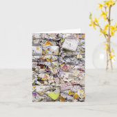 リサイクルされた紙-佐世保-挨拶状 カード (黄色い花)