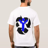 リサイクルされた青年のためのワイシャツ Tシャツ (裏面)