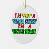 リサイクルされた10代の若者 セラミックオーナメント (右)