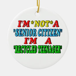 リサイクルされた10代の若者 セラミックオーナメント