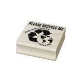 リサイクルして下さい惑星Bはありませんありがとう ラバースタンプ (スタンプ)