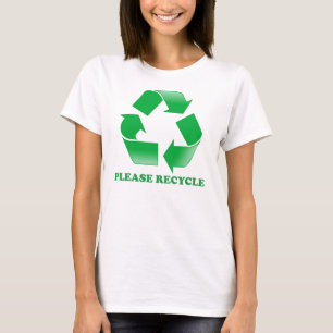 リサイクルして下さい Tシャツ