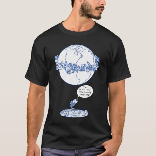 「リサイクルしない」 Tシャツ (正面)