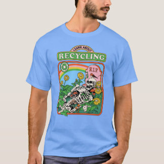 リサイクルについて学ぼう少年 Tシャツ