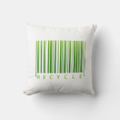 リサイクルのバーコードgraphic.png クッション (正面)