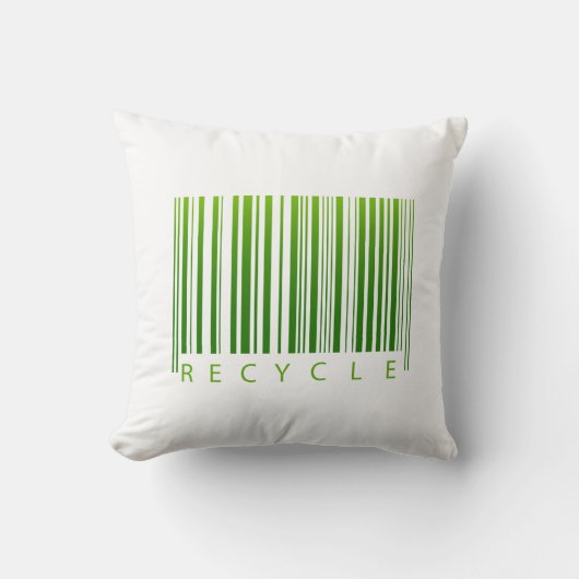 リサイクルのバーコードgraphic.png クッション (正面)