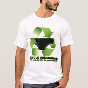 リサイクルの下着 Tシャツ