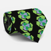 リサイクルの地球 ネクタイ (ロール)