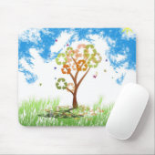 リサイクルの季節 マウスパッド (マウス)