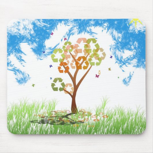 リサイクルの季節 マウスパッド (正面)