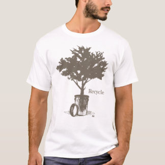 リサイクルの木 Tシャツ
