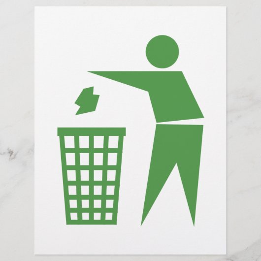 リサイクルの看板 チラシ (正面)