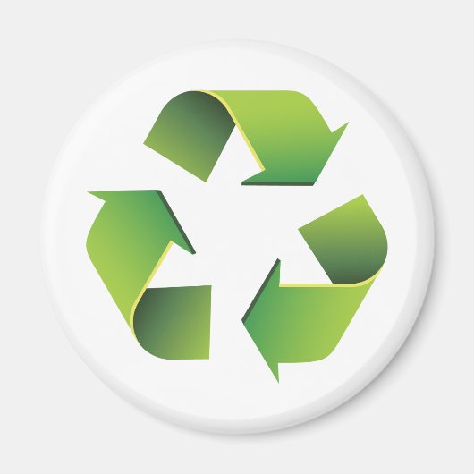 リサイクルの看板 マグネット (正面)