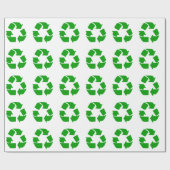 リサイクルの記号 ラッピングペーパー (フラット)