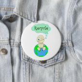 …リサイクルを考えて下さい 缶バッジ (インサイチュ)