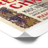 リサイクルアート:広告シャンパンC.1915 ポスター (角)