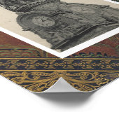 リサイクルアート： 1900年代のユーロアーキテクチャ4ポストカード ポスター (角)