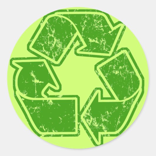 リサイクルグラフィックヴィンテージ ラウンドシール (正面)