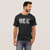 リサイクルサイクル再利用新考え環境 Tシャツ (正面フル)