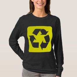 リサイクルサイン – 黄 Tシャツ