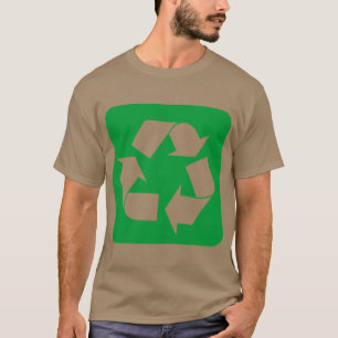 リサイクルサイン – Grass Green Tシャツ