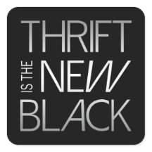 リサイクルショップは新しいブラックステッカー