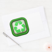 リサイクルシール 長方形シール (封筒)