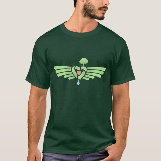 リサイクルハート翼DKT Tシャツ (正面)